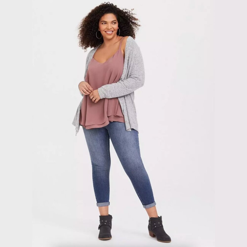 Torrid - Sophie - Chiffon Double Layer SwingCami Walnut 1X
